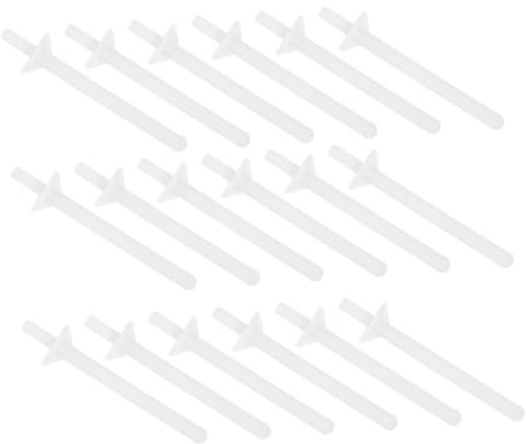 LALADEFIEE Bâtonnets de Cire pour Épilation Nasale 50 Pièces, Taille Standard, Applicateurs Jetables en Plastique Pp Blanc, pour Hommes et Femmes, Épilation Précise du Nez et Soin du Visage,