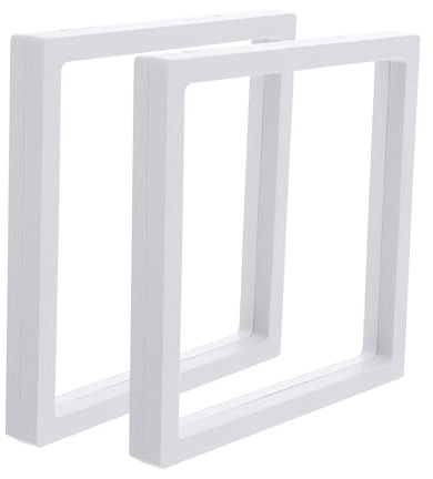 DECOMELODY Cornice Design Push-to-open Raffinato e Facile da Usare 3d Trasparente in Plastica Galleggiante Espositore Scatola per Esposizione Monete e Memorabilia 2 Pezzi