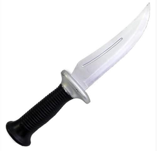 Rubber Martial Arts Practice Blade for Training & Demonstrations - Safe Rubber Training Knife