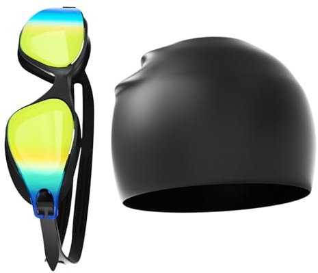 Occhialini da nuoto – Wide View a prova di perdite anti-appannamento HD, occhialini da nuoto per uomini e donne, per principianti appassionati, giochi in piscina all'aperto
