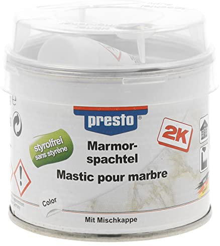 Presto 443367 styrolfrei 200 g Marmorspachtel 200g, transparent
