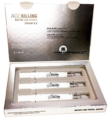 AgeKilling Serum - Revolutionäre Anti-Aging Behandlung 3 x 10 ml - ideale Ergänzung zu Microneedling Behandlungen - Botulin-Like - mit 4% Synake™ & 2% Argireline™