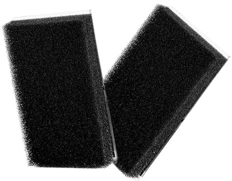 Levemolo Reusable Pet Hair Remover Sponge 2pcs Double-sided Lint and Dog Hair Catcher for Washing Machine Laundry Strong Adhesion Without Damaging Clothes Black