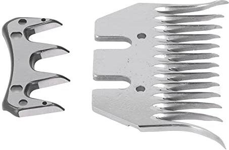Cisaille à Mouton Incurvée à 13 Dents, Lame de Tondeuse à Laine, Peigne, Kit D'accessoires de Coupe, Efficace et Fiable, Matériau en Acier à Haute Teneur en Carbone Très Robuste,