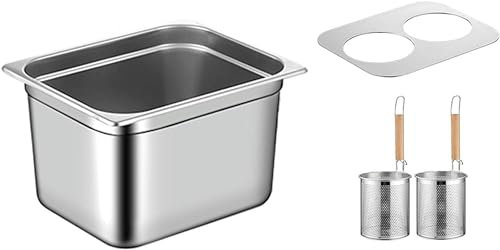 CVNIMV Olla para cocinar Espaguetis, Fideos y Dumplings, Olla para Pasta de 3, 4 o 5 Agujeros con colador, de Acero Inoxidable para el hogar (tamaño: 3 Agujeros) (5 Agujeros)