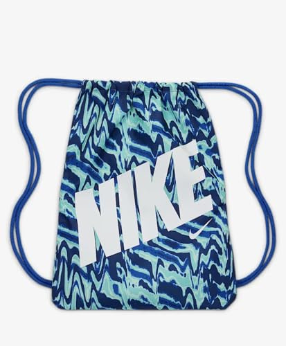 Nike Unisex Drawstring - Cat AOP Fa25 Sporttasche, Game Royal/Game Royal/White, One Size