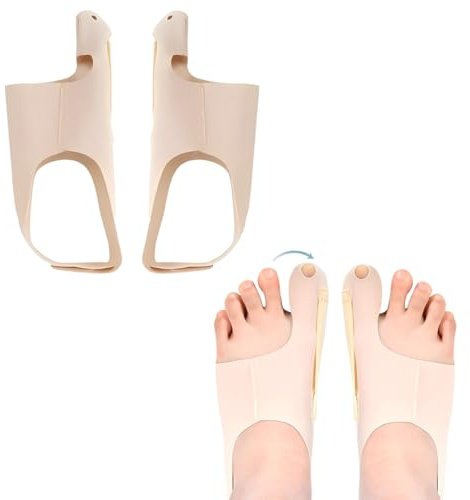 1 Paire Orthese Hallux Valgus, Hallux Valgus Orthese Corrective, Correcteur Pouce Orteils Séparateur, Bandage Hallux Valgus, Correction Oignon, pour Soulagement Rapide de la Douleur et Correction (L)