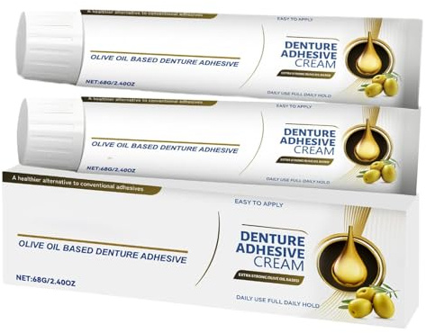 Adhesivo Termoplástico Para Prótesis Dentales, 2× 68 G Crema Adhesiva Extrafuerte Para Prótesis Dentales,adhesivo De Fijación Segura E Impermeable