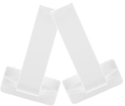 Amosfun 2piezas Ganchos Para Tableros Perforados De Plástico Organizador De Pared Para Garaje Tienda Oficina Soporte Vertical Para Toallas De Papel Accesorios Para Manualidades