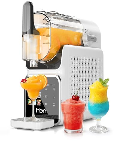HBN Slush Maschine 2L Softeismaschine für Zuhause mit Selbstreinigende, kein Eis nötig, 6 Programme für Slushies, Cocktails, Margaritas, Frappés & Milchshakes