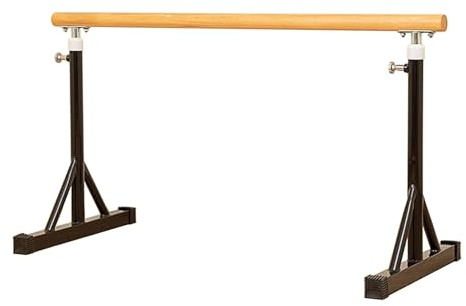 Barra de Ballet portátil y Estable, Altura Ajustable de 80 a 120 cm, Ideal para Adolescentes y Adultos, Ideal para Gimnasio en casa, Fitness, fácil de Montar, Color Negro, 250 cm/8,2 pies