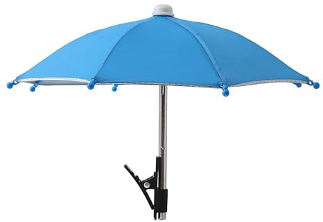 Phone Sun Shade – UV Protection Phone Umbrella With Clip Lightweight Visor Glare Blocking Cellphone Accessories | Perfect For Outdoor Filming Watching At Beach Pool Camping, Adjustable