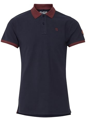 Blend BHRalf Herren Poloshirt Polohemd Shirt mit kurzen Ärmeln