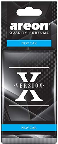 AREON Ambientador colgante para coche, diseño de versión X, aroma de coche nuevo (1)