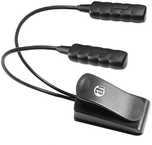 10 Stück ADAM HALL SLED 2 ULTRA - LED 2-Arm Notenpultleuchte incl. 30 x AA Batterien, Flexilight Minilight Schwanenhalslampe Leselampe Klemmlampe SLED2ULTRA