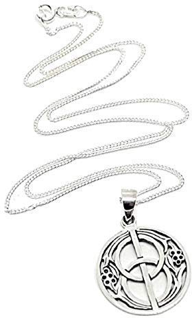 Eclectic Shop Uk Sterling Silver Chalice Well Pendant & Chain 925 Sterling Silver Sacred Holy Grail Gift Boxed Jewellery King Arthur