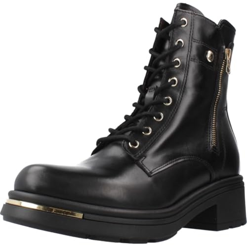 Nero Giardini I514861D Anfibi Donna in Pelle