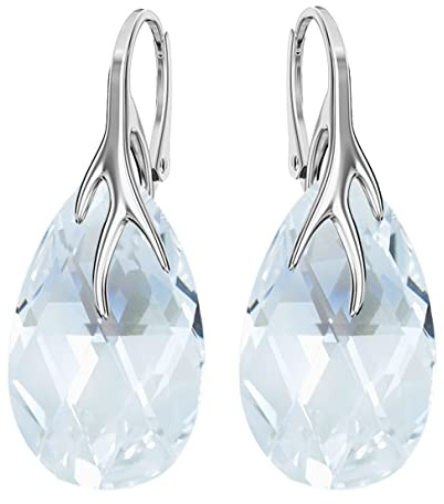 Hängen Silber Ohrringe 925 Silber mit Zirkonia - Schmuck für Frauen und Mädchen - Hängeohrringe Ideal für Geschenke für Frauen Hängende Damenohrringe
