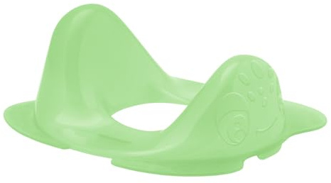 Chicco Starrer Toilettensitz in Schildkrötenform, Töpfchen für Kinder, ergonomischer Sitz mit bequemer Rückenlehne und Spritzschutzsystem, passt auf die meisten Toiletten, grün, ab 18 Monaten