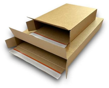 100 x Warensendung Karton M Versandkartons Büwa Karton in 350x250x48mm Versandbox A4 für den Warenversand Büchersendung Warensendung Maxibriefkarton Versandkarton für Din A4