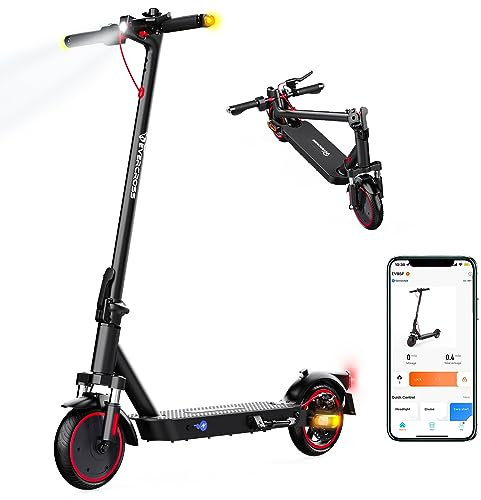 EVERCROSS EV85F Electric Scooters Adults, 8.5'' E-Scooter Foldable - APP, 350W Motor, 7.8AH Battery, 15KG weight, 3 Speed Modes, Max load 120KG, Dual shock absorbers