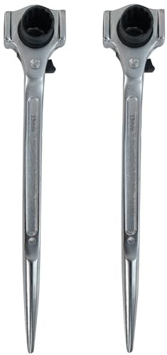 ECI 2 x Gerüstbauratsche 19/22 mm mit Doppelhammer