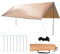 Valicaer Toldo de Refugio,Tienda de Campaña Tarp Tent Hamaca Fly Sunshade Impermeable Hamaca Tienda de Campaña Ligera Portátil Toldo Refugio Parasol con 8*Cuerdas 8*Clavos de Tierra (3 * 3m)