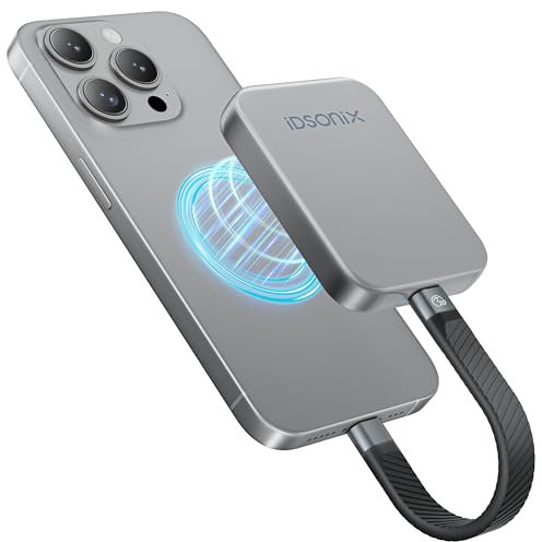 iDsonix SSD externo 2TB, USB 3.2 Gen 2x2 hasta 2000 MB/s, SSD portátil con cable USB C y magnético, 4K Prores HDR, unidad de estado sólido externo para teléfonos inteligentes USB C/portátiles/tabletas