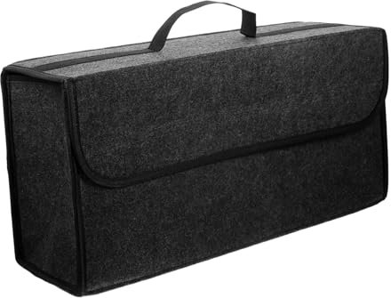 GLEAVI Kofferraumtasche Aus Filz Faltbar Für Fahrzeuge Tragbar Organizer Für Transporter Auto Transport Mit Robustem Streifen