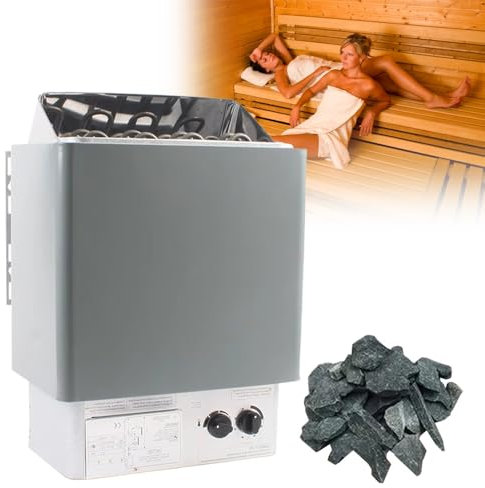 KYZTMHC Chauffage De Sauna Électrique, Poele Electrique Sauna, Électrique Chaleur Sèche, Protection Contre, pour Sauna Bain Chaleur Sèche(3KW/380V)