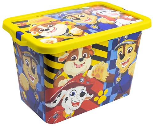 Stor CAJA CLICK 7 L PAW PATROL BOY RESCUE PUPS