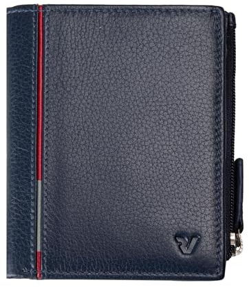RONCATO PE-BOSTON Portafoglio uomo 9x11x1 cm - Blu Navy