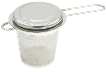 Didiseaon Infuseur à Thé en Acier Inoxydable 304 Filtre Fin, Manche Long, Compatible Plupart des Tasses et Théières, Résistant Lave-vaisselle, Accessoire Thé Argenté