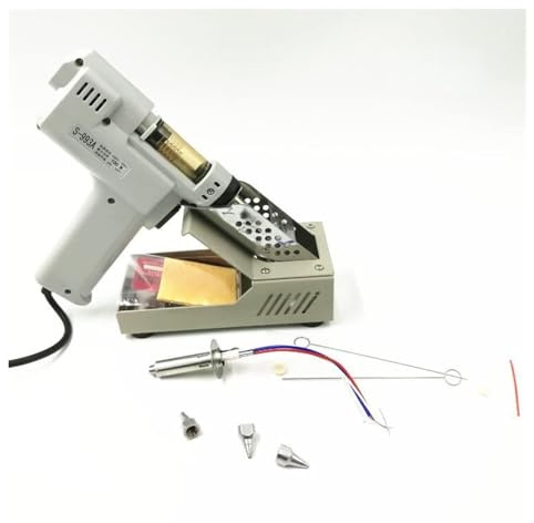 Pistola de desoldar Pistola de absorción eléctrica S-993A Bomba de desoldar de vacío eléctrica Pistola de succión de soldadura 100W Uso doméstico(B-110)