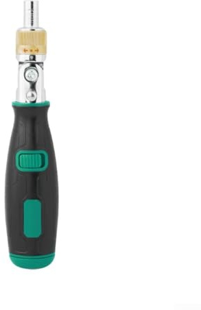 Valixirant 10 in 1 Ratchet Screwdriver Set with Multi-Angle Interchangeable Bits, Ergonomic Alloy Steel Handle, Portable Multi-Functional Tool for Household DIY Repairs, Red (Green)