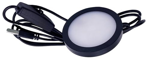 Generico a LED - Alimentazione USB, guscio in alluminio, efficienza energetica, design compatto | Illuminazione per armadietti, lampade da sottobanco, camera da, cucina, soggiorno, apparecchi a pare