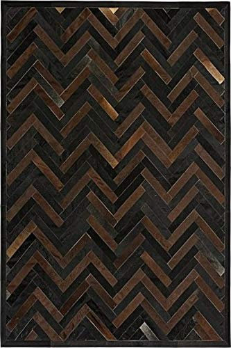 Vip-leather NEU KUHFELL Patchwork Teppich Cod 1625 (240 cm x 300 cm)