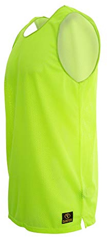 Kapow Meggings Men's Action Tank Mesh Sleeveless Shirt (Sunstrike, X-Large)