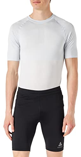 Odlo Laufhose Herren Kurz Essential | Schwarz | Größe L | Laufshort | Sporthose