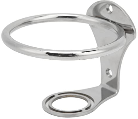 Ouitble Bootsring Getränkehalter - 304 Edelstahl, Universeller Ring für Auto, Boot, LKW, Wohnmobil-Flaschenhalter