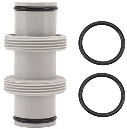 Haofy Adaptador de Manguera de Piscina, Conector de Manguera de Piscina de Junta Recta de 1,5 a 1,5 Pulgadas Conector de Manguera Roscada de Piscina para Aspiradoras de Piscina