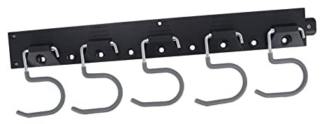 Cabilock Werkzeugwand Aus Kunststoff Und Metall Für Garage Mit Verstellbaren Haken Zum Aufhängen Von Besen Schaufeln Und Gartengeräten Wandmontage Organizer