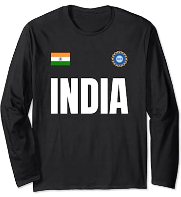 Indisches Cricket-Trikot Langarmshirt