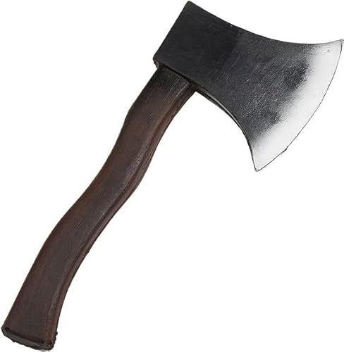 Realistic Small Axe Toy Hatchet Prop Weapon 26cm Halloween Lumberjack Fancy Dress