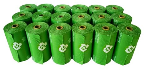 Hundekotbeutel 324 tüten/18 rollen auslaufsichere kotbeutel mit lavendel duft, dick & stark