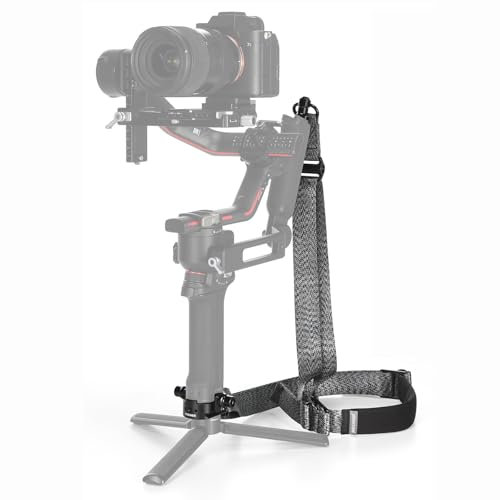 NEEWER RS4 RS3 Gimbal Correa Hombro, Correa Ajustable Acolchada Reductora Peso con Placa Base QD Buckle Liberación Rápida Compatible con DJI RS4 RS4 Pro RS3 RS3 Pro RS2 Sling Handle, Gris, GA016