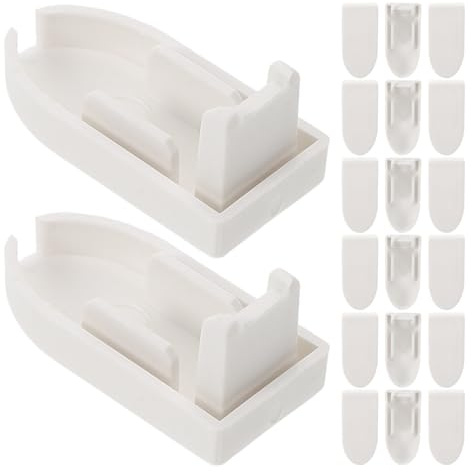Amosfun Tapones De Varilla para Persianas Enrollables Accesorios De Instalación Sin Herramientas para Conexión Segura En Hogar Y Oficina