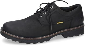 camel active Herr Flow Oxford snörskor av äkta läder, svart, 42 EU