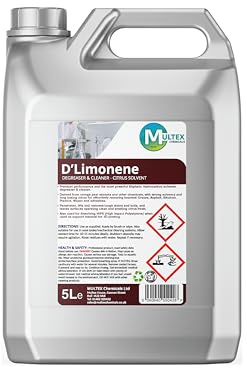 D'Limonene is a powerful citrus degreaser and cleaner made from orange peels.Industrial strenght.