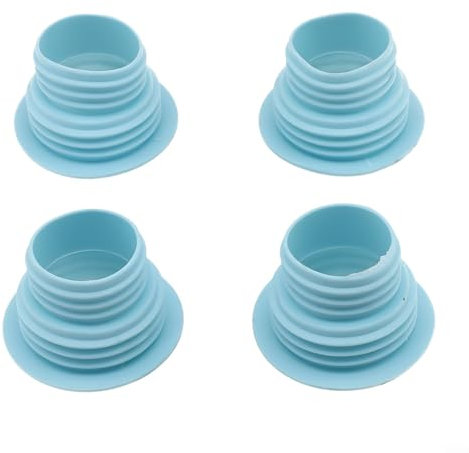Drenaje eficiente con 4 anillos de sellado de silicona para lavadoras y tuberías de alcantarillado (verde)